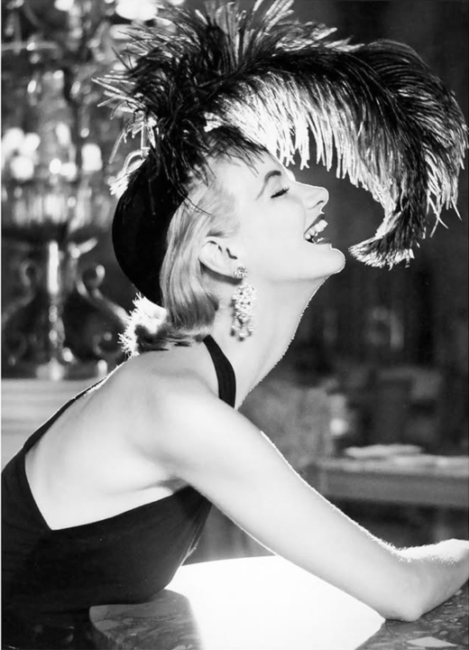 Sunny Harnett photographed by Richard Avedon, Paris, July 1951.